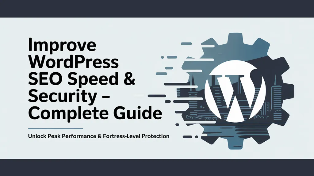 WordPress SEO Speed and Security