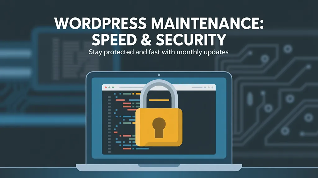 WordPress Maintenance for Speed and Security